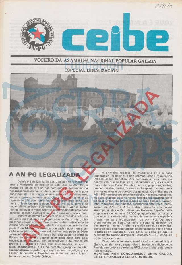 Ceibe # nº Especial legalización