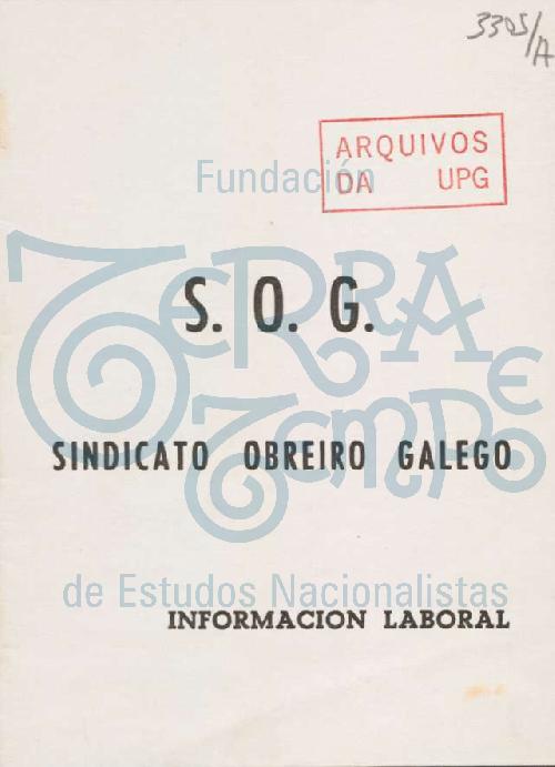 SOG, Sindicato Obreiro Galego