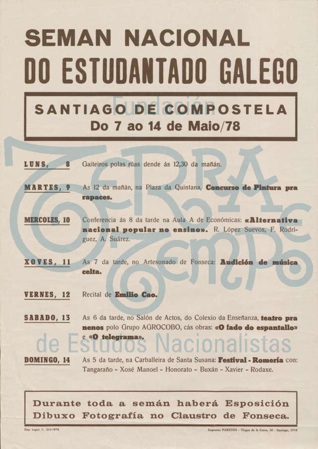 Semana nacional do estudantado galego