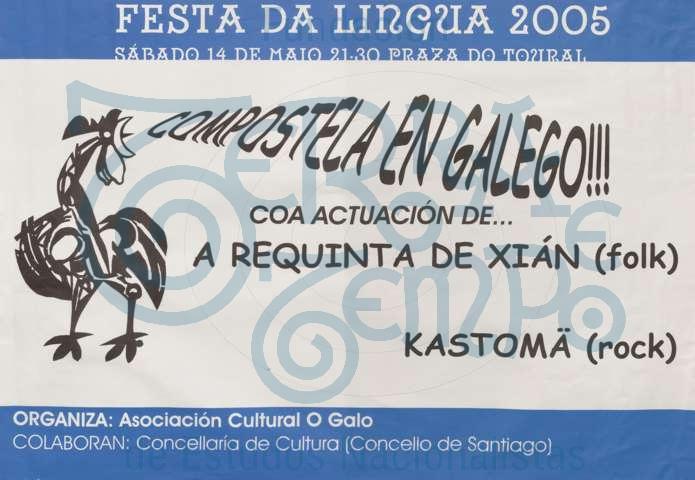 Festa da lingua 2005. Compostela en galego!!!