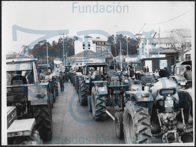 Mobilizacion con tractores