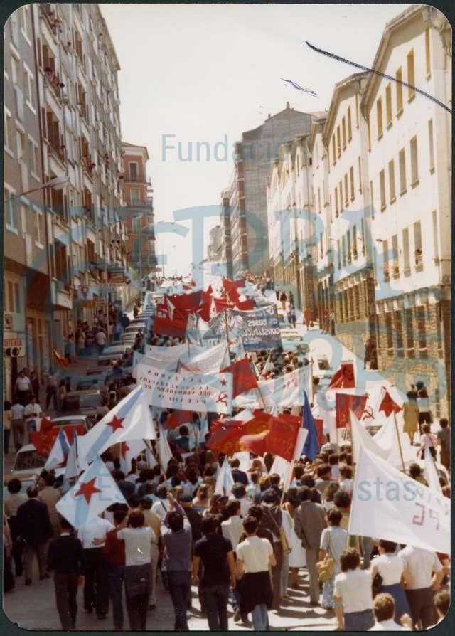 Manifestación do BN-PG do Día da Patria Galega, 25 de Xullo de 1978