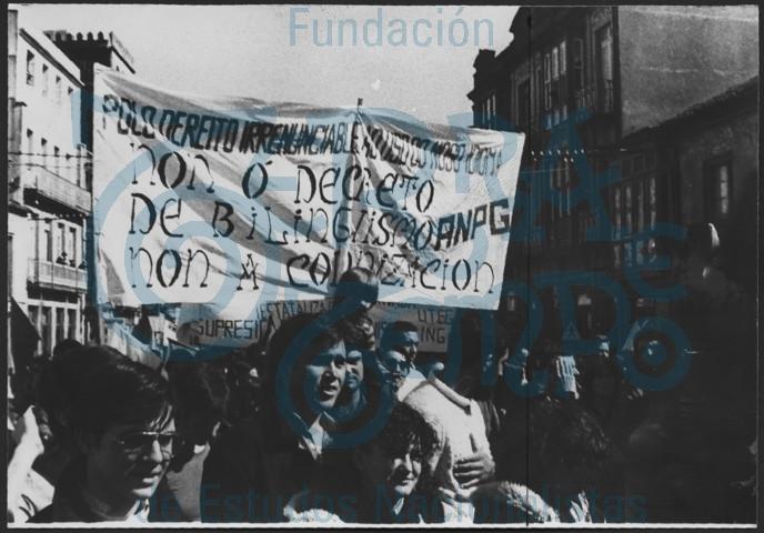 Mobilización contra o decreto do bilingüismo, A Estrada # 02