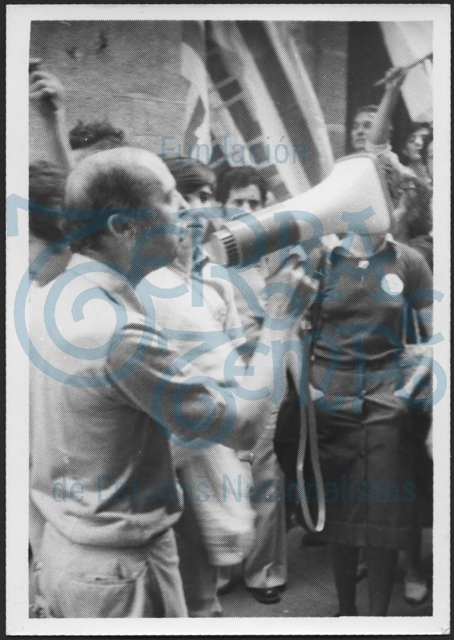 Manifestación do BN-PG o Día da Patria Galega 1977 # 01