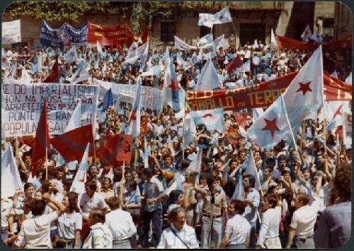 Manifestación do BN-PG o Día da Patria Galega 1978 # 05 Praza da Quintana