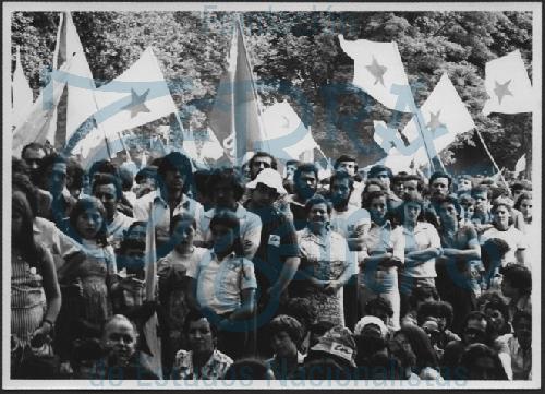 Manifestación do BN-PG o Día da Patria Galega 1978 # 06 Mitin en San Domingos