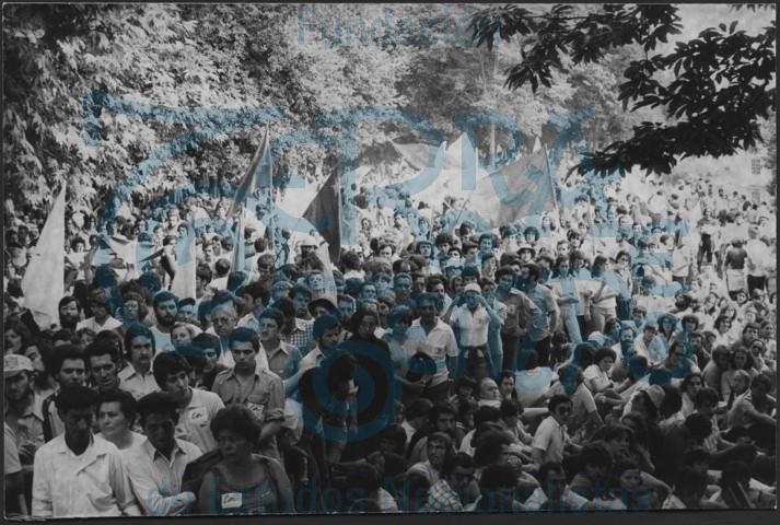 Manifestación do BN-PG o Día da Patria Galega 1978 # 07 Mitin en San Domingos